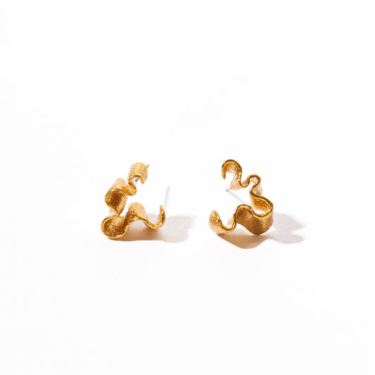 CORAL STUD EARRINGS