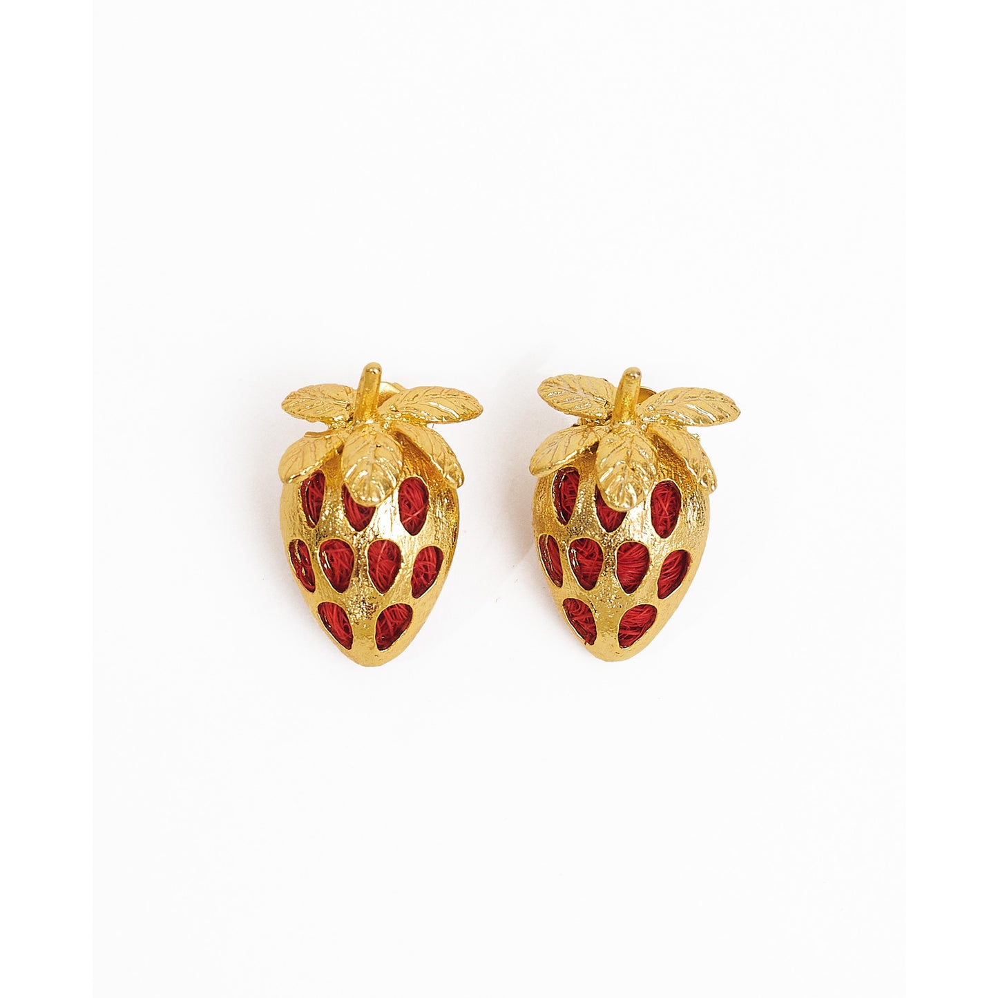 STRAWBERRY EARRINGS