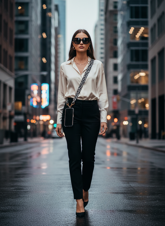 LEOPARD PRINT PHONE STRAP