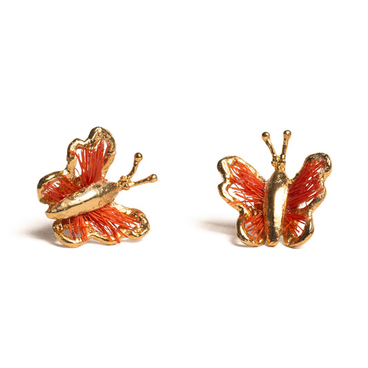 BUTTERFLY STUD EARRINGS