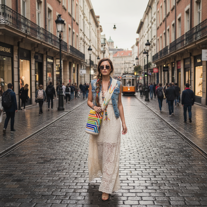 BEADED EMBROIDERY BOHO ARTISAN PURSE