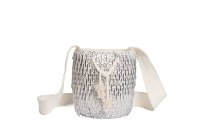 BEADED BUCKED BAG