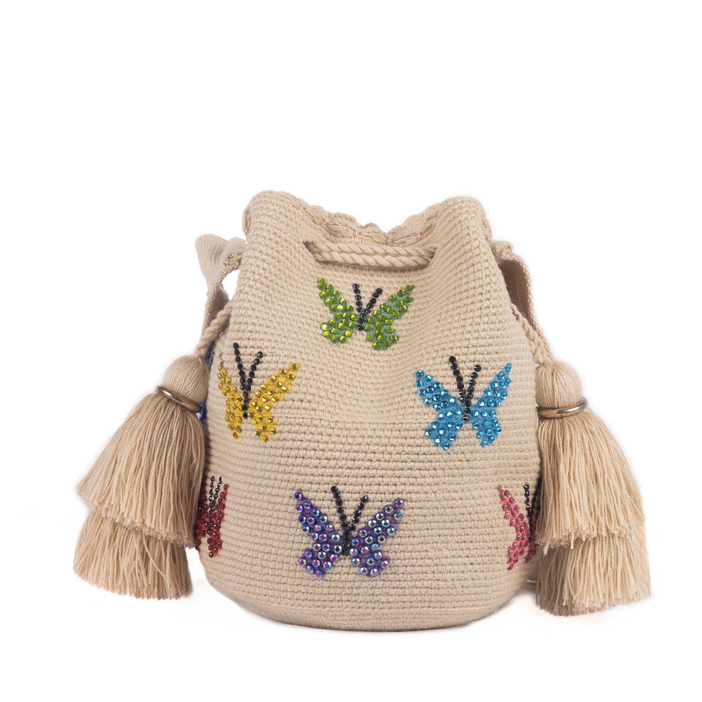 BUTTERFLIES BOHO ARTISAN PURSE