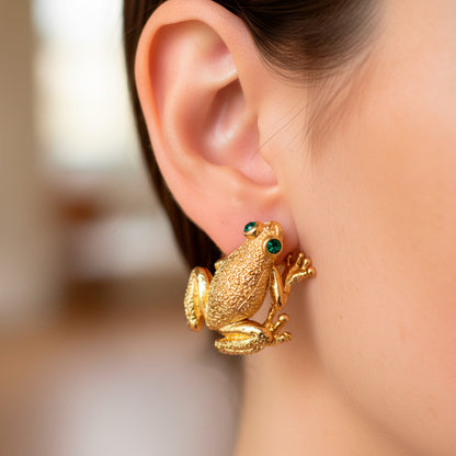 FROG EARRINGS
