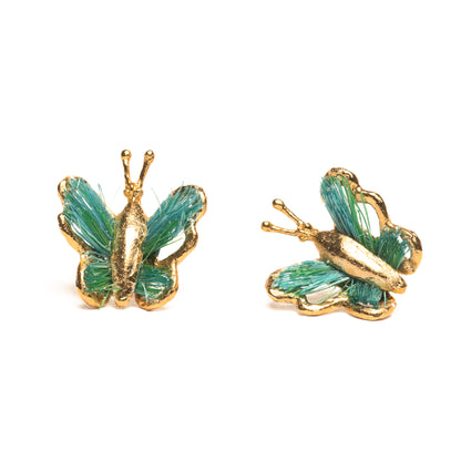BUTTERFLY STUD EARRINGS