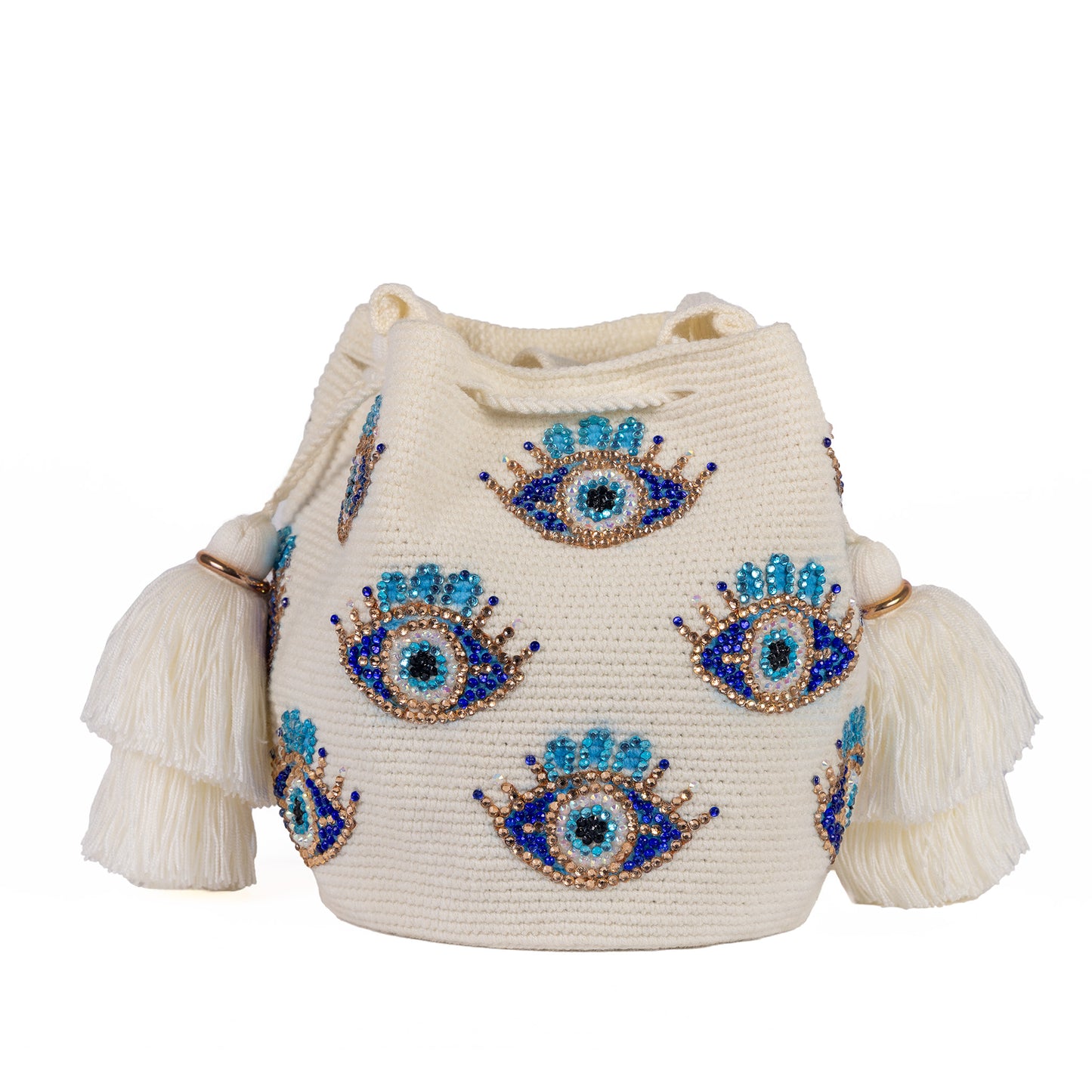 EVIL EYE BEADED BOHO ARTISAN PURSE