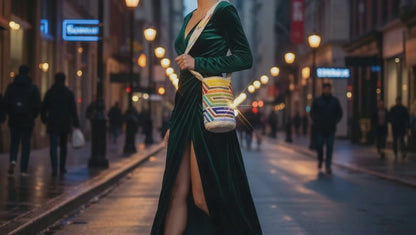 BEADED EMBROIDERY BOHO ARTISAN PURSE